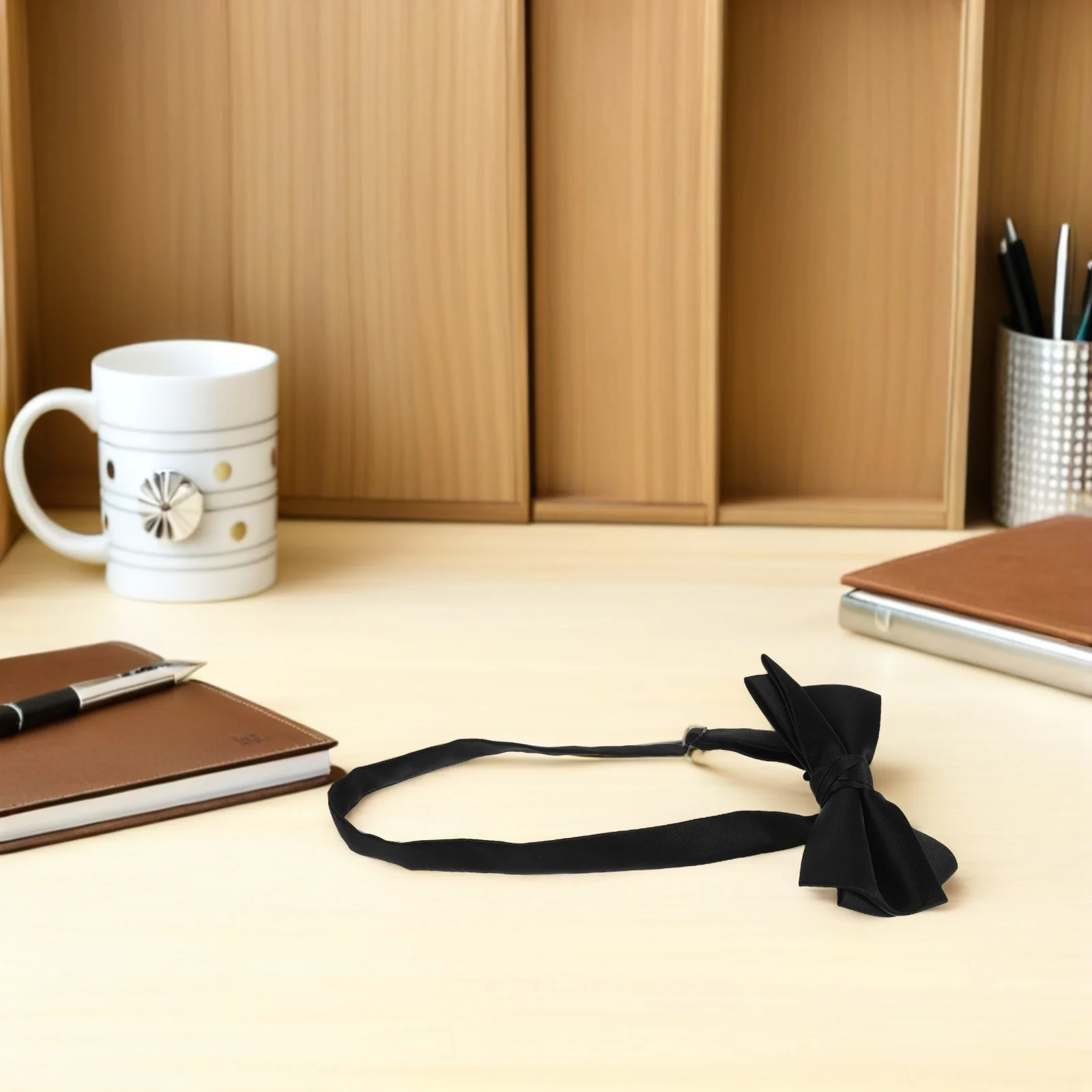 

2pcs Mens Bowtie Set Black Red Adjustable Pre-Tied Tuxedo Bow Tie Formal Neck Bowtie For Wedding Groomsmen Party Event - Mens