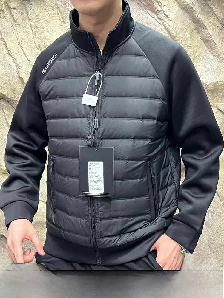 

Line 90 Du down Lightweight Warm Autumn Winter Faion Stand Collar down Jaet Outerwear for Men And Women