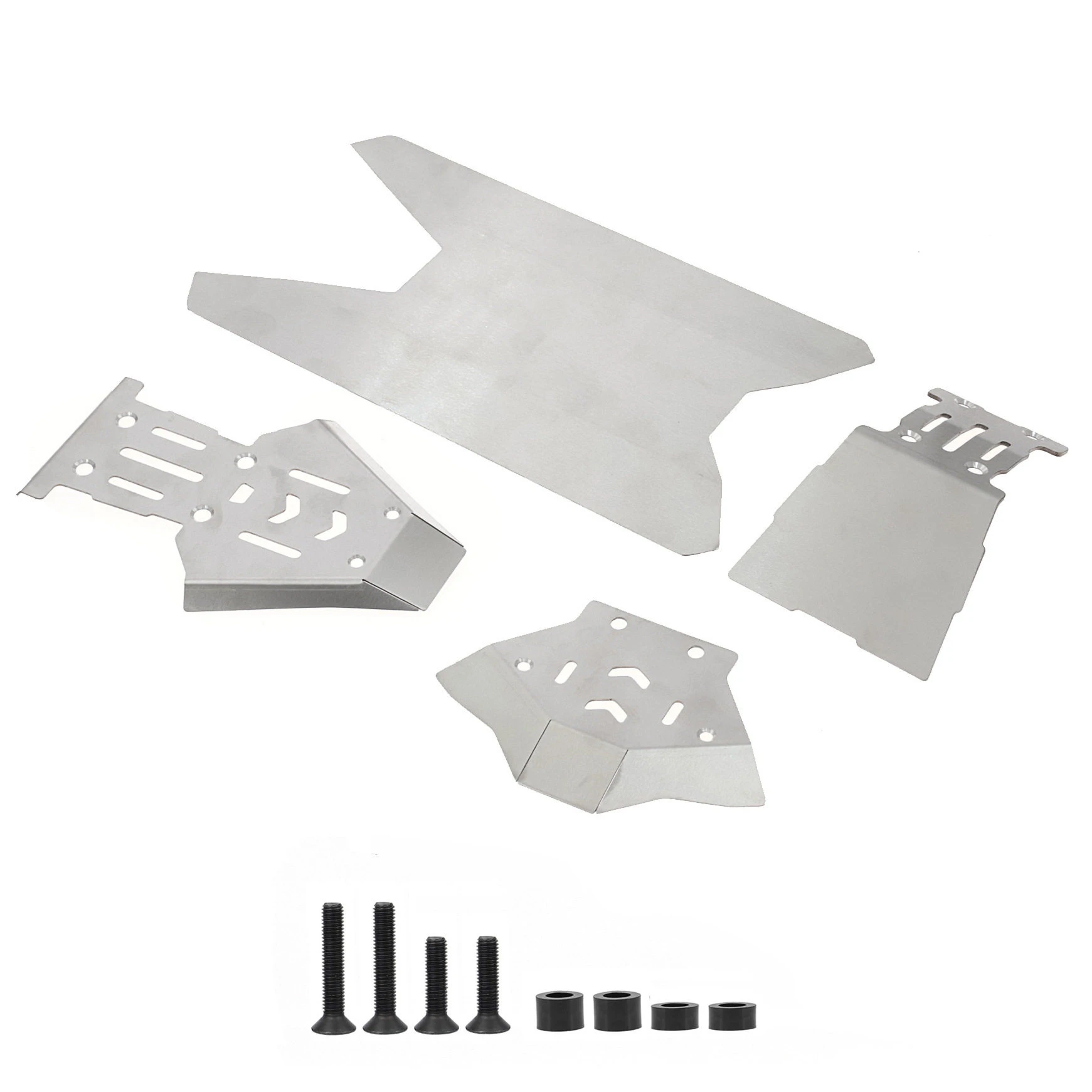 YIKONG YK7081 TB8 Stainless Steel Chassis Armor Guard Protection Protector Skid Plate RC Car Upgrade Parts Accessories