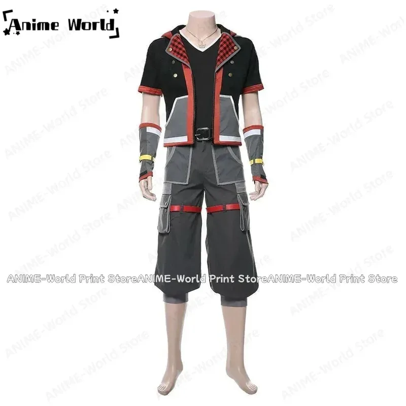 《Custom 》Game Kingdom Hearts Iii Sora Cosplay Costume Party Christmas Halloween Any Sizes;2,k'5,t;8.