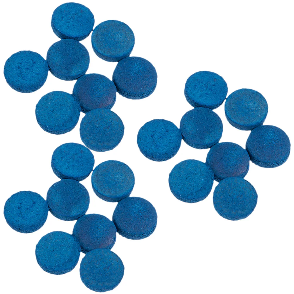 30 pezzi supporto per stecca da biliardo punte da biliardo attrezzatura da biliardo accessori blu