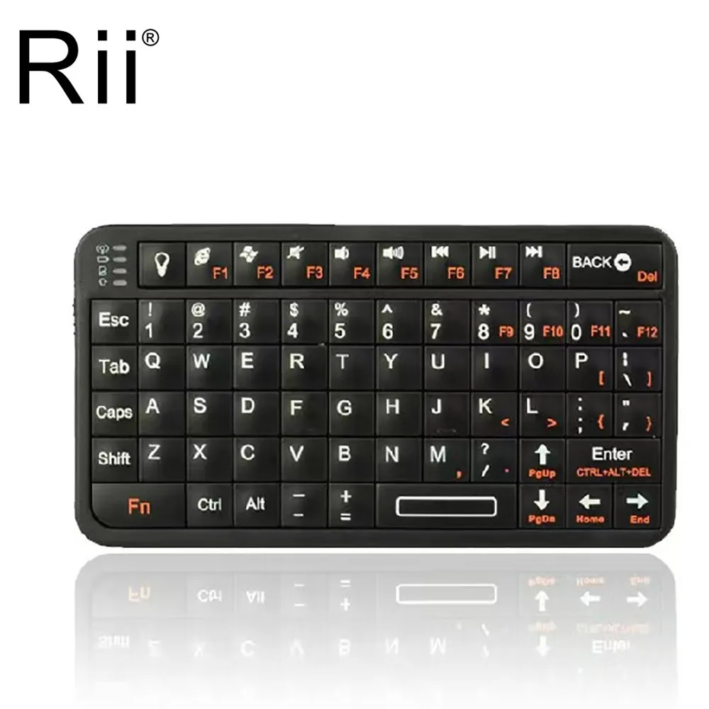 Rii 518BT Bluetooth Keyboard Mini Wireless Touchpad Keyboard with Touchpad for Android TV Box Smart TV PC Keyboard