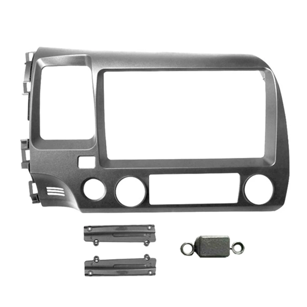 

BT-Car Audio Radio 2Din 9Inch Fascia Frame For Honda Civic 2006-2011 DVD Player Fitting Panel Frame Kit Replacement
