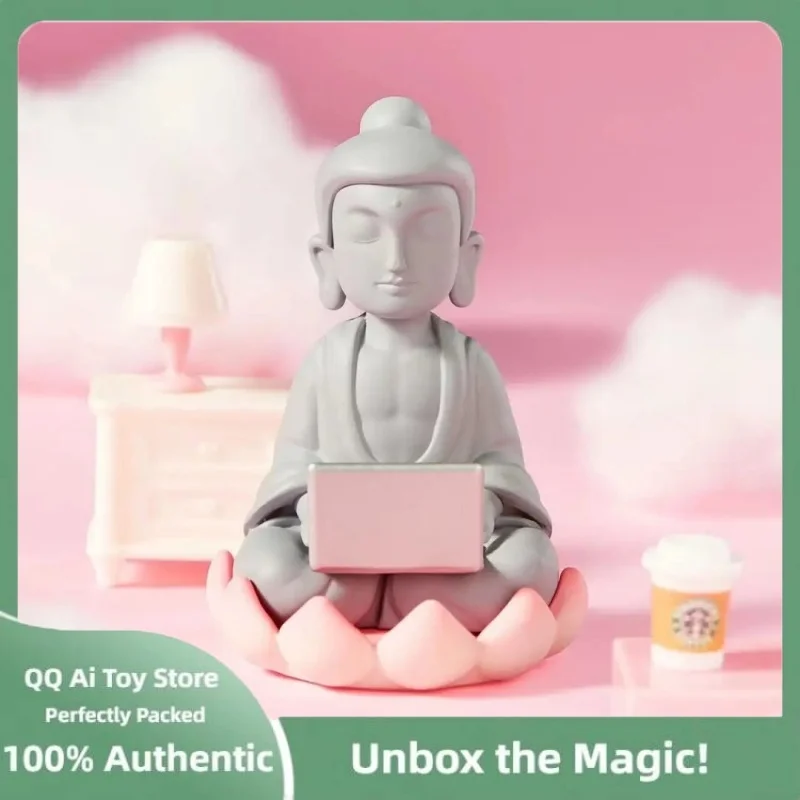 حار حقيقي Fo لو U الاسترخاء بوذا المد صندوق أعمى بوذا أنيمي عمل الإبداعية الشكل صندوق غامض جمع نموذج هدية عيد ميلاد #4