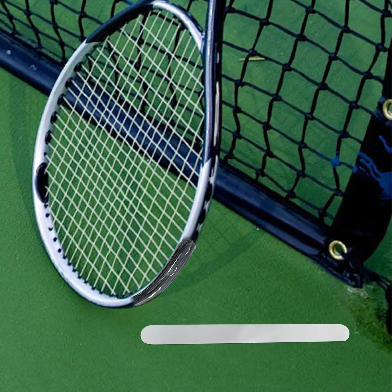 

Прозрачная наклейка на голову ракетки, защита от царапин, уменьшение трения, защитная лента для теннисной ракетки, защитная наклейка из ТПУ для ракетки