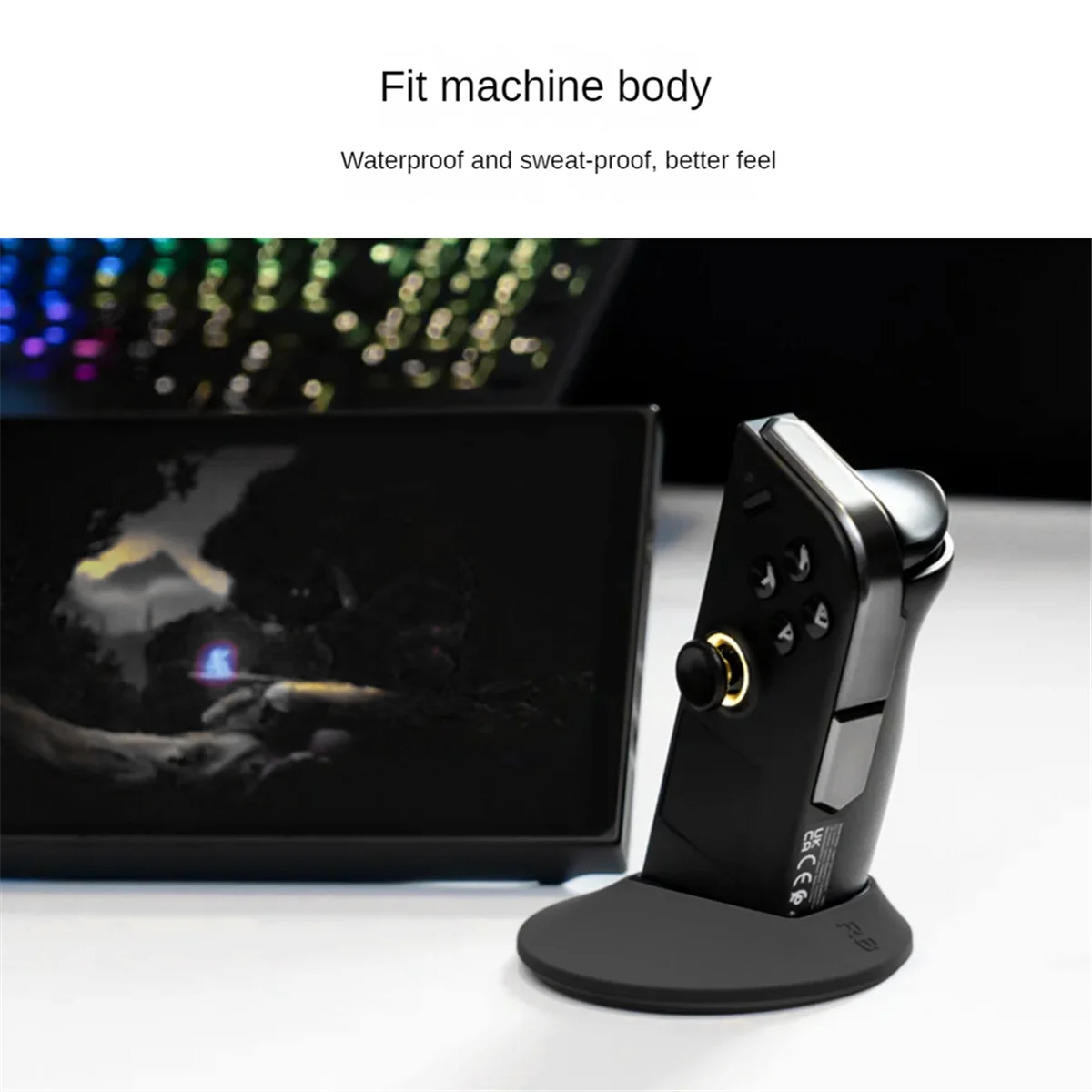 A88m 1 par gamepad suporte para legião go esquerda direita alça base de silicone suporte de mesa alça suporte de armazenamento preto