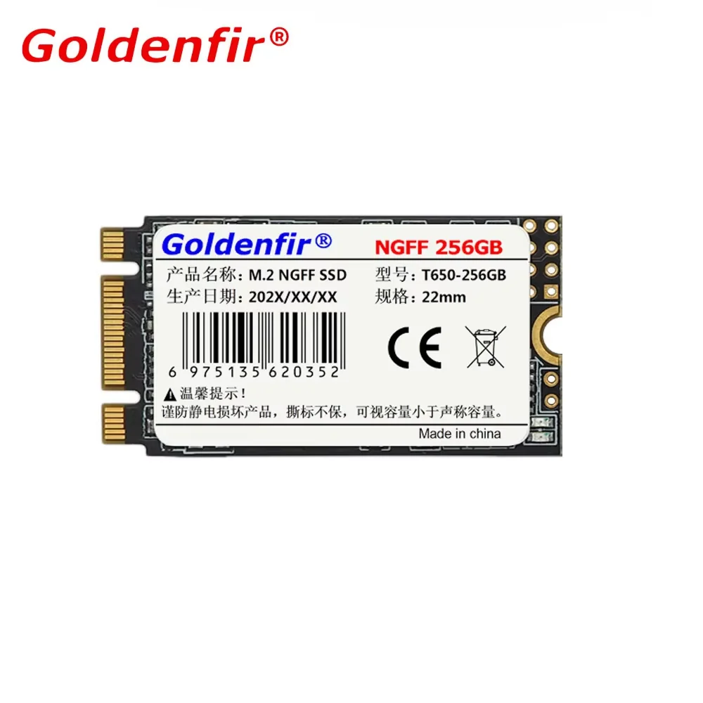 Goldenfir SSD NGFF m.2 128 ГБ 256 ГБ 512 ГБ 1 ТБ размером 22*42 мм внутренний твердотельный накопитель
