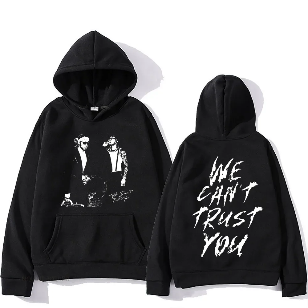 Future Graphic Printing Hoodie Long-sleeved Fleece Gothic Sweatshirt With Hooded Casual Clothes Sudaderas Fashion Punk Pullovers