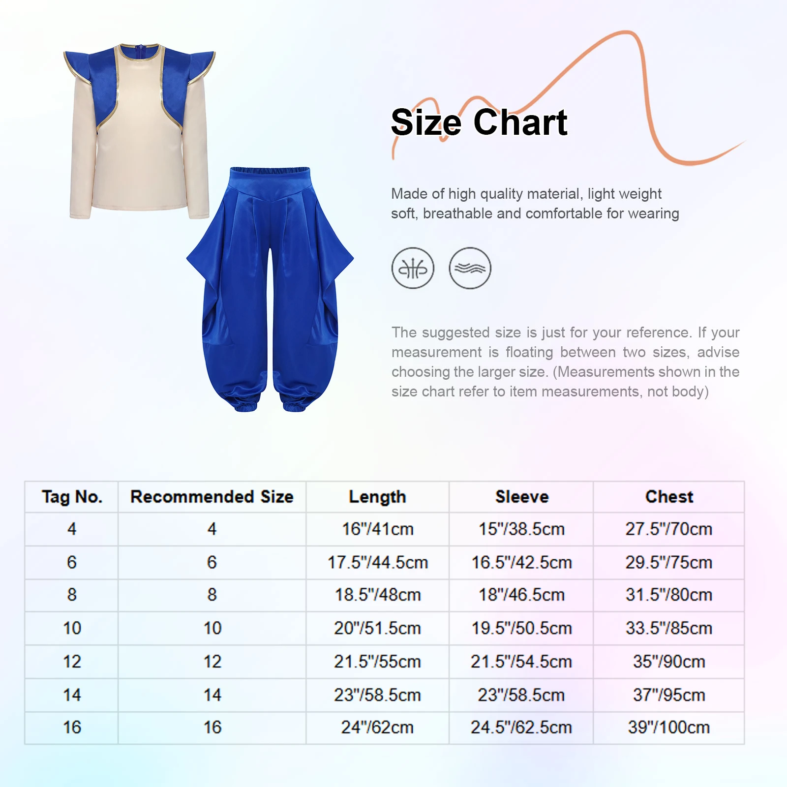 

Kids Boys Fairy Tales Arabian Prince Lamp Elf Cosplay Costume Long Sleeve Shirt and Harem Pants for Halloween Fancy Dress Party