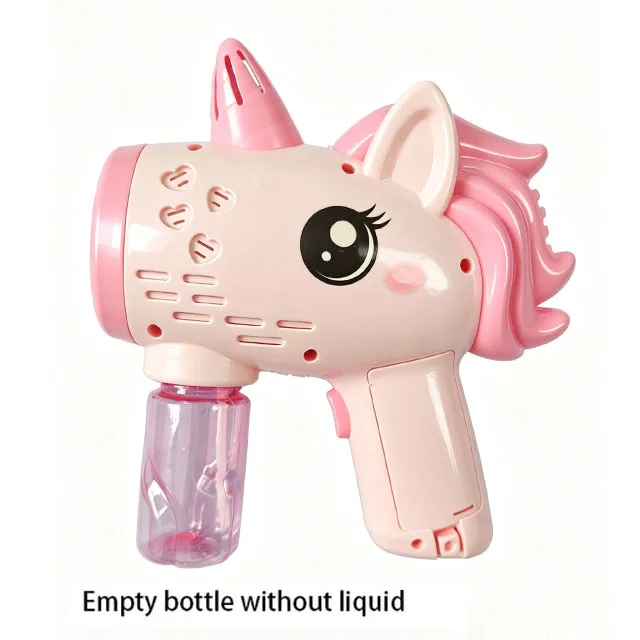 Kinderen 10-gaats elektrisch bellenpistool Automatische zeepblazer met licht Zomer Outdoor Party Games Bellenmachine voor jongens en meisjes