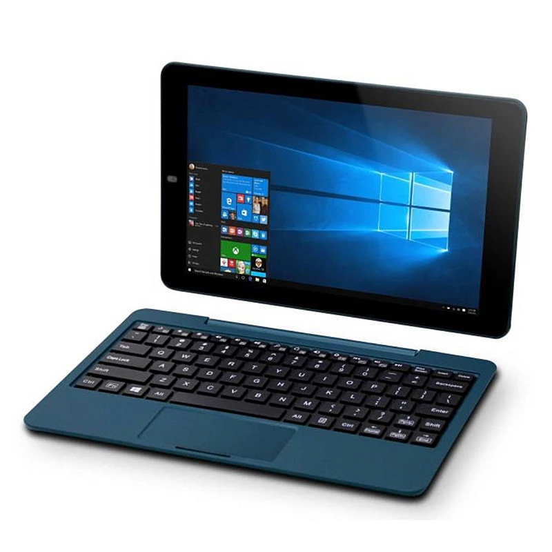 64-битный планшетный ПК 2в1 10,1 дюйма с Windows 10 и клавиатурой, 4 ГБ DDR, 32 ГБ ПЗУ, 1280 x 800 IPS, четырехъядерный процессор Intel Atom x5-Z8300, двойной камер