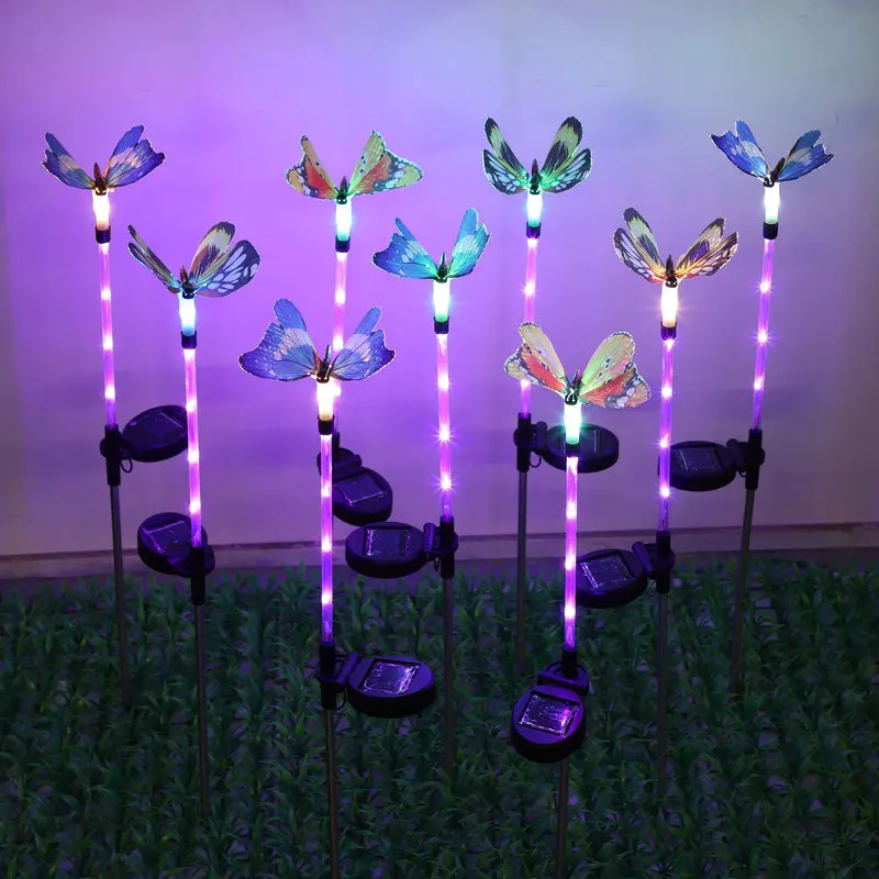 

1pc Solar Garden Butterfly Lights Outdoor Waterproof Decorative Lamp Festival Garden Lights For Yard Garden Yard Path Decoratio