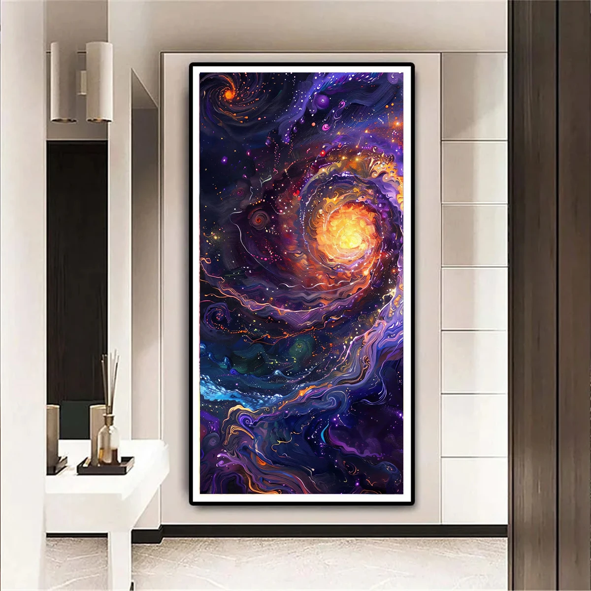 5D DIY Diamond Painting Fantasy Planet Nebula Cross Stitch Kits Full Drill Diamond Mosaic Embroidery Home Large Size Art Decor