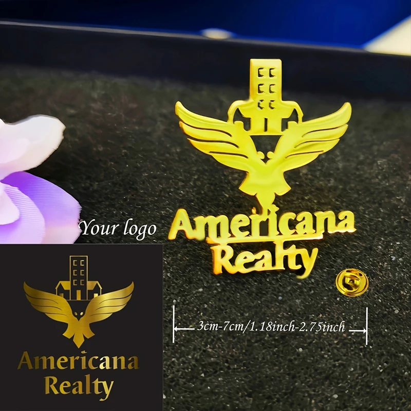 مخصص التلبيب دبابيس شخصية صور شعار بروش 304L دبوس من الفولاذ المقاوم للصدأ دعم شركة بار نادي شعار شارات المضادة للحساسية هدية #6