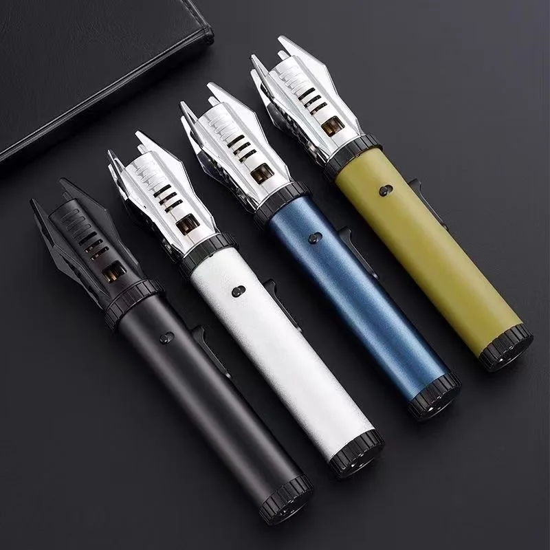 Planet Lightsaber Butane Gas Lighter 360° Use Metal Outdoor Windproof Turbine Torch Jet Lighter Gun BBQ Welding Cigar Tool