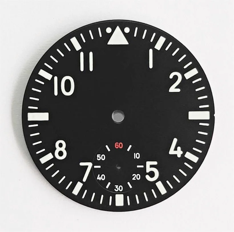 

Серебристый циферблат часов 38,89 мм подходит для ETA 6497 6498 ST3600, механизм, зеленый, черный, синий циферблат, запасные части для часов