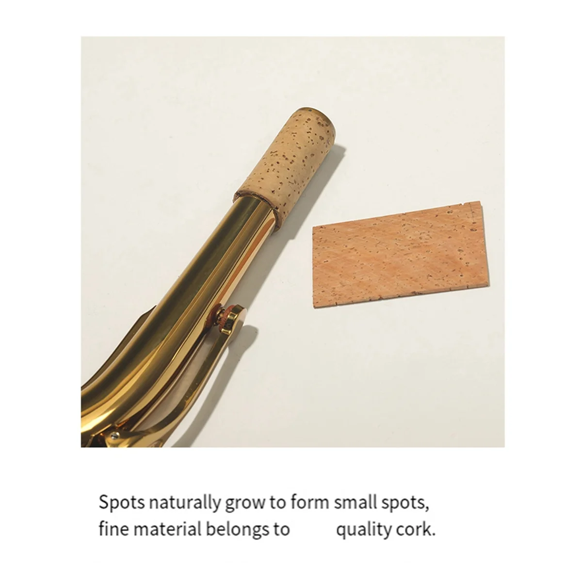 A71P Saksofon Gabus Saksofon Corong Potongan Gabus Cocok untuk Saksofon Treble