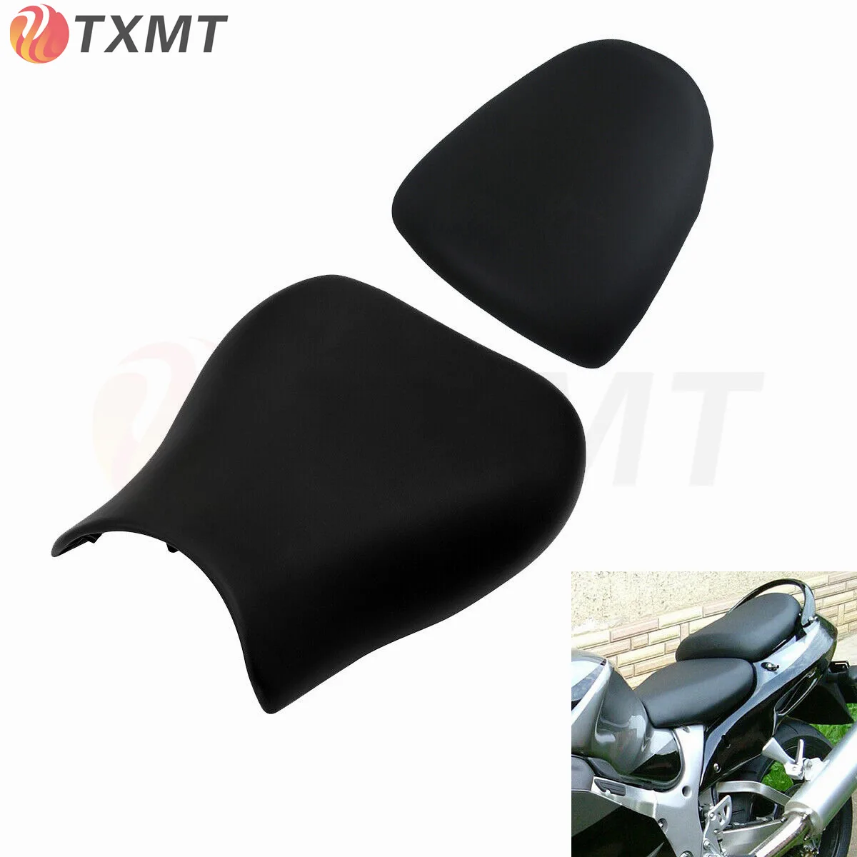 

Suitable for Suzuki Hayabusa GSX1300R GSXR1300 1997-2007 motorcycle front and rear seat cushions