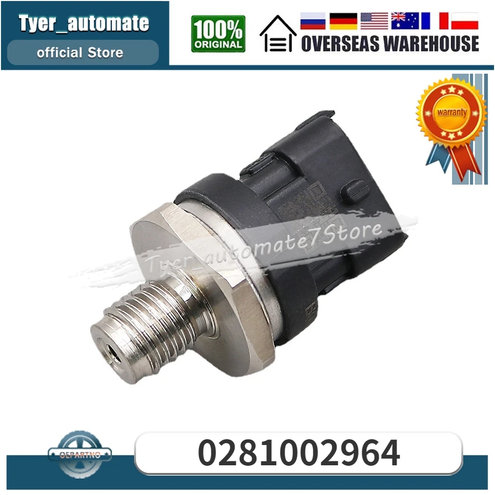 

Fuel Rail High Pressure Sensor For OPEL ASTRA VAUXHALL ASTRA IVECO DAILY LDV MAXUS MAN TGL 0281002964