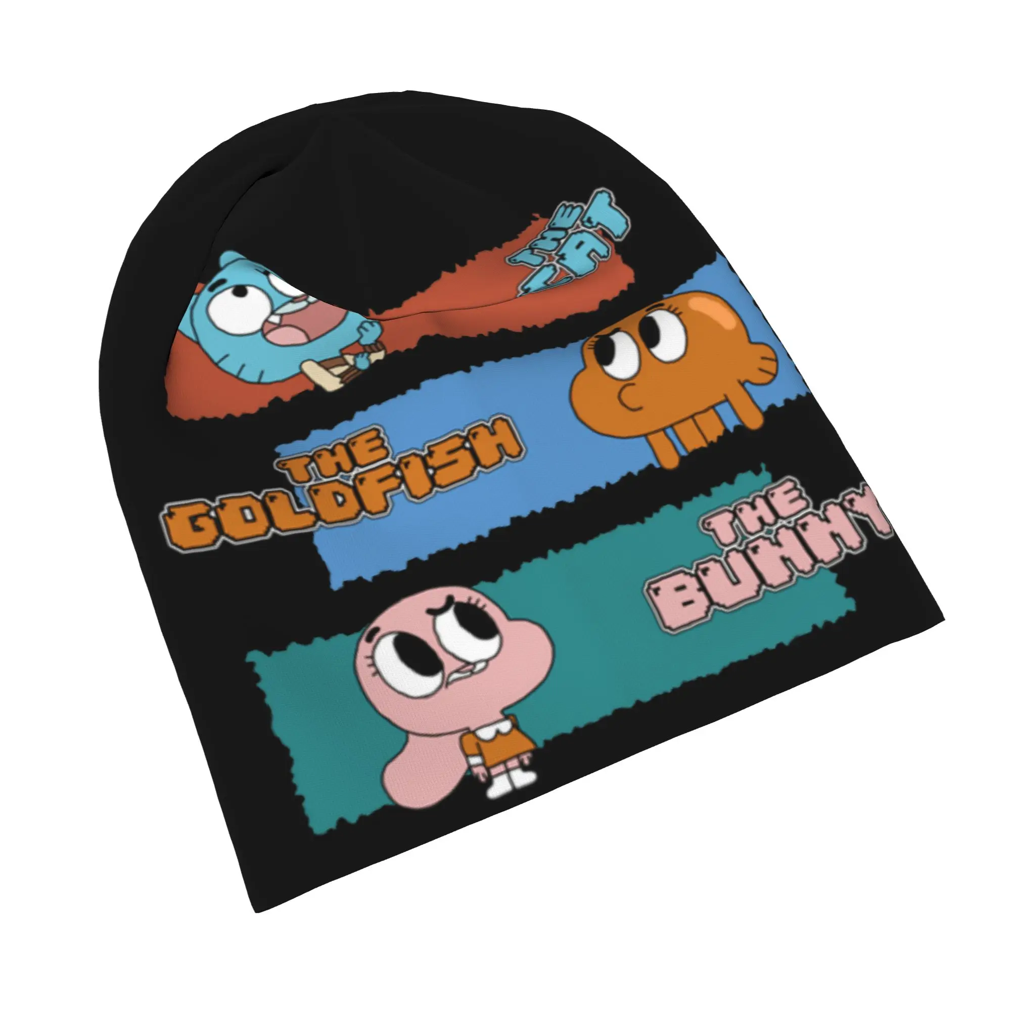 The Bunny Cap Amazings Gumballs Hip Hop Adult Street Skullies Beanies Hats Summer Warm Dual-use Bonnet Hat