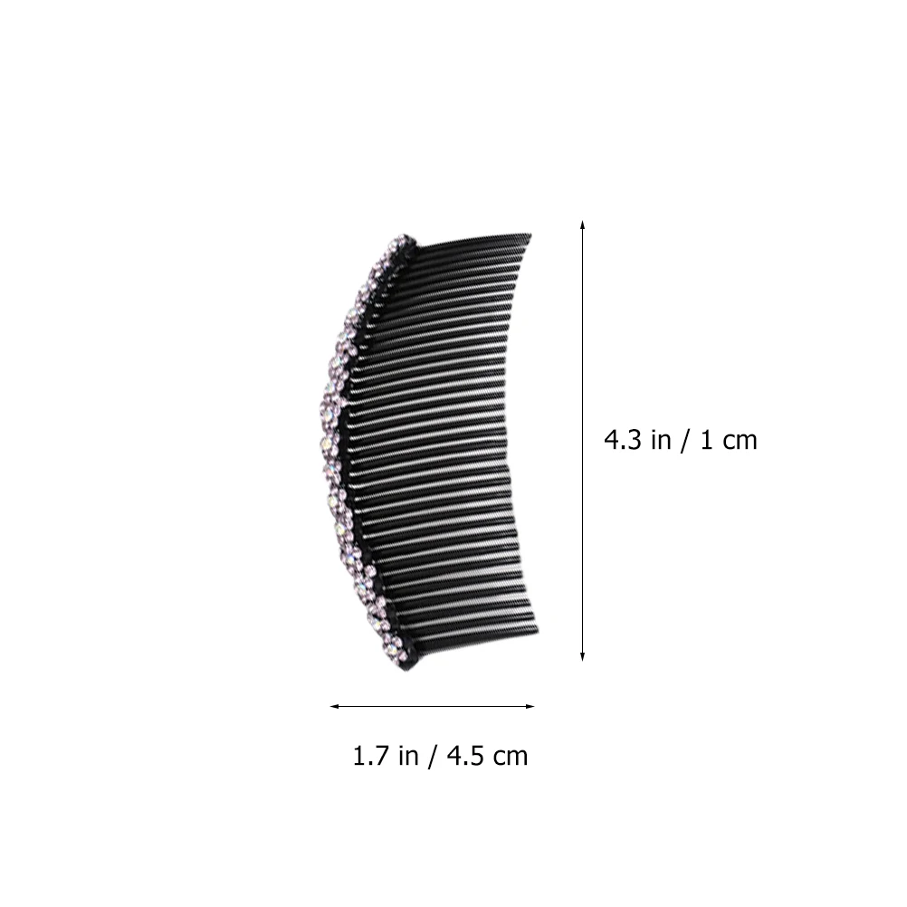 

6 Pcs Plum Comb 20 Tooth Clips Women Accessories Durable Resin Side Combs Bridal Headdress Elegant Hairstyle Party