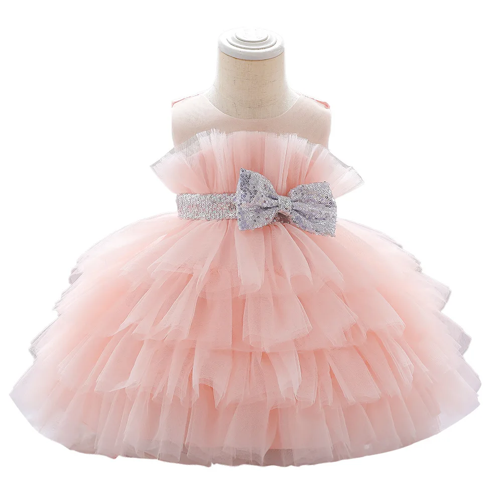 O56 Sweet Memory vestidos para niños vestidos de princesa esponjosos de malla vestidos de niña de flores para fiesta de aniversario de cumpleaños