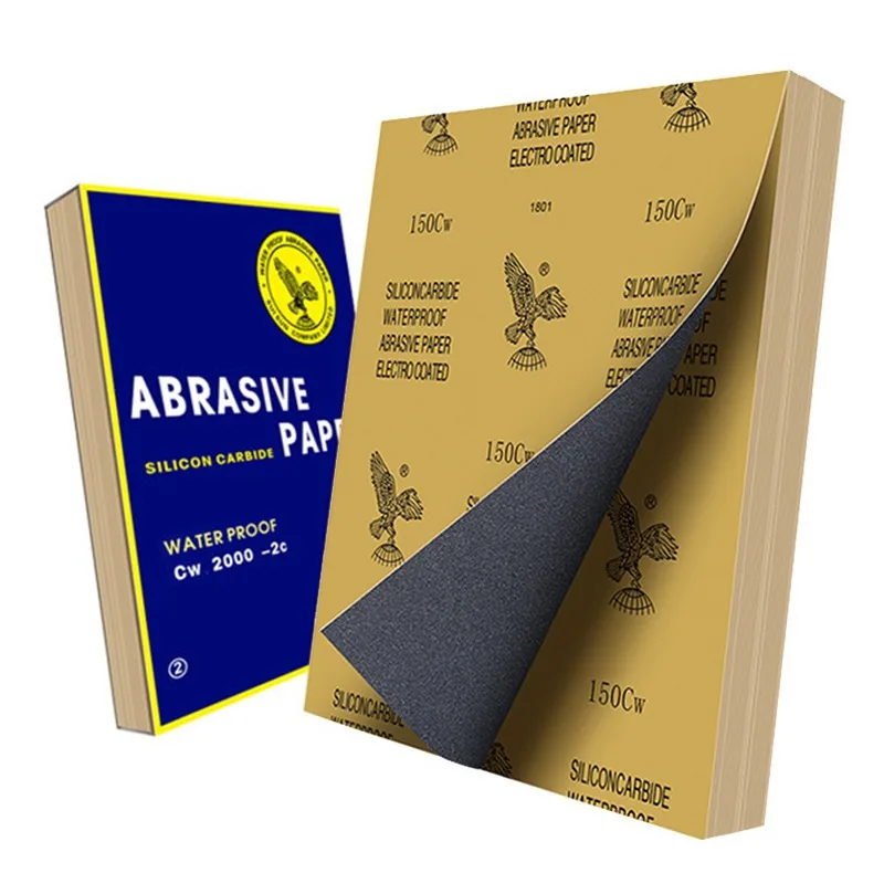 Sandpaper P80 Silicon Carbide Waterproof Abrasive Paper Wet And Dry Sand Paper