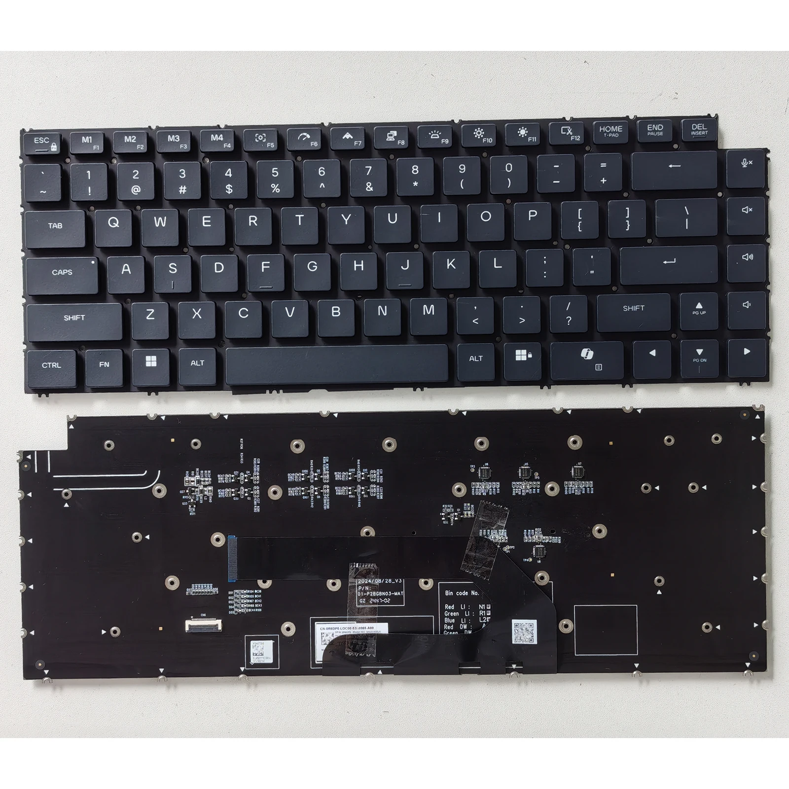 Laptop Keyboard for Dell X16 R1 X16 R2 Alienware 0WH5Y9 WH5Y9 RGB AI US Backlit Black