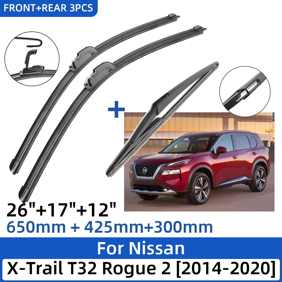 For Nissan X-Trail T32 Rogue 2 2014-2020 26\