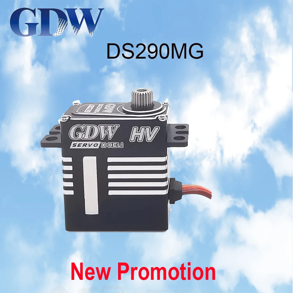 

GDW DS290MG 20g Full Metal Servo RC Helicopter HV Digital Coreless Metal Steel Gear Fit GAUI X3 T-REX 450/470L SAB380 Robot