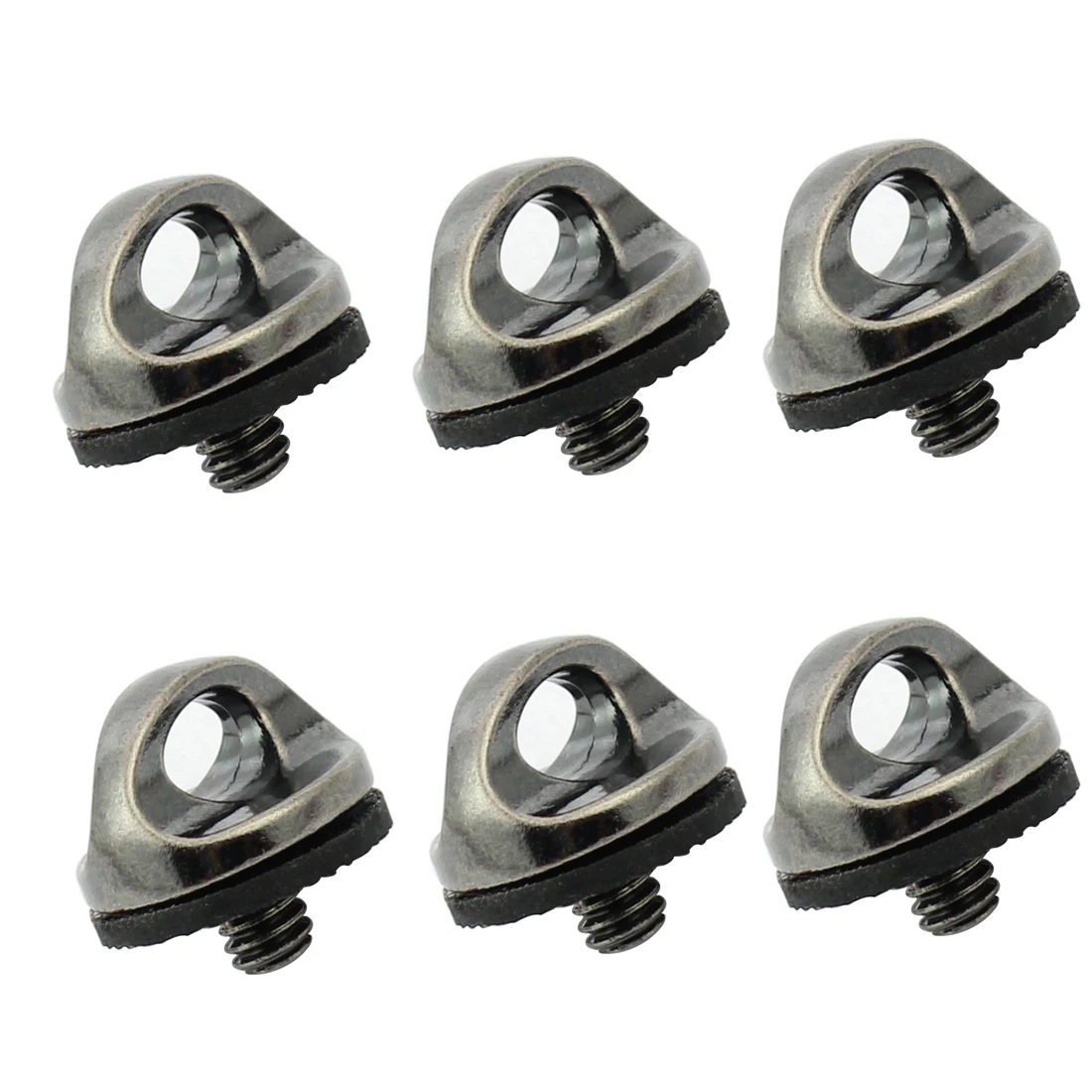 6PCS 1/4 "Stativ Schrauben D-Ring Edelstahl Schnellwechselplatte Adapter für DSLR Kamera Einbeinstativ Licht foto Studio Teile – Detail 5