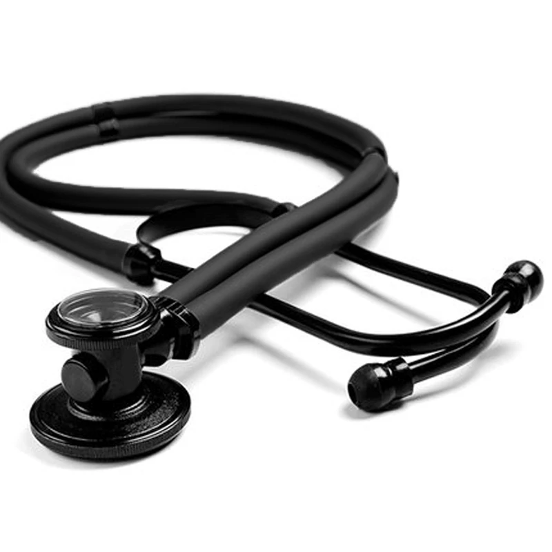 Classic Black Doctor Cardiology Professional Estetoscopio Dual Head Nurse Cute Stethoscope Medical Equipment Health Devices