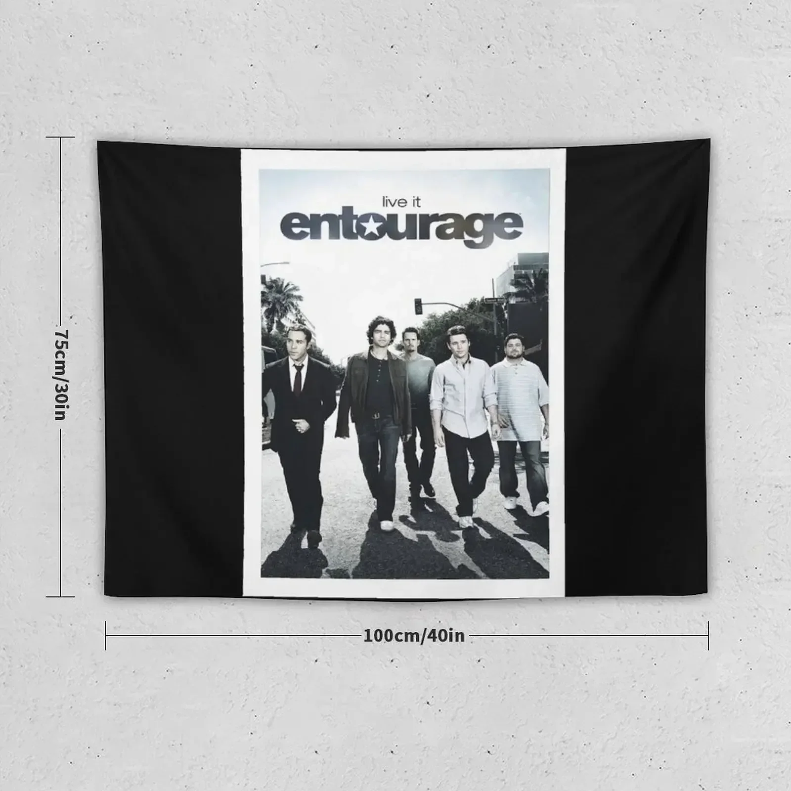 Classic Entourage Movie Poster Tapestry House Decoration Carpet Wall Tapestry