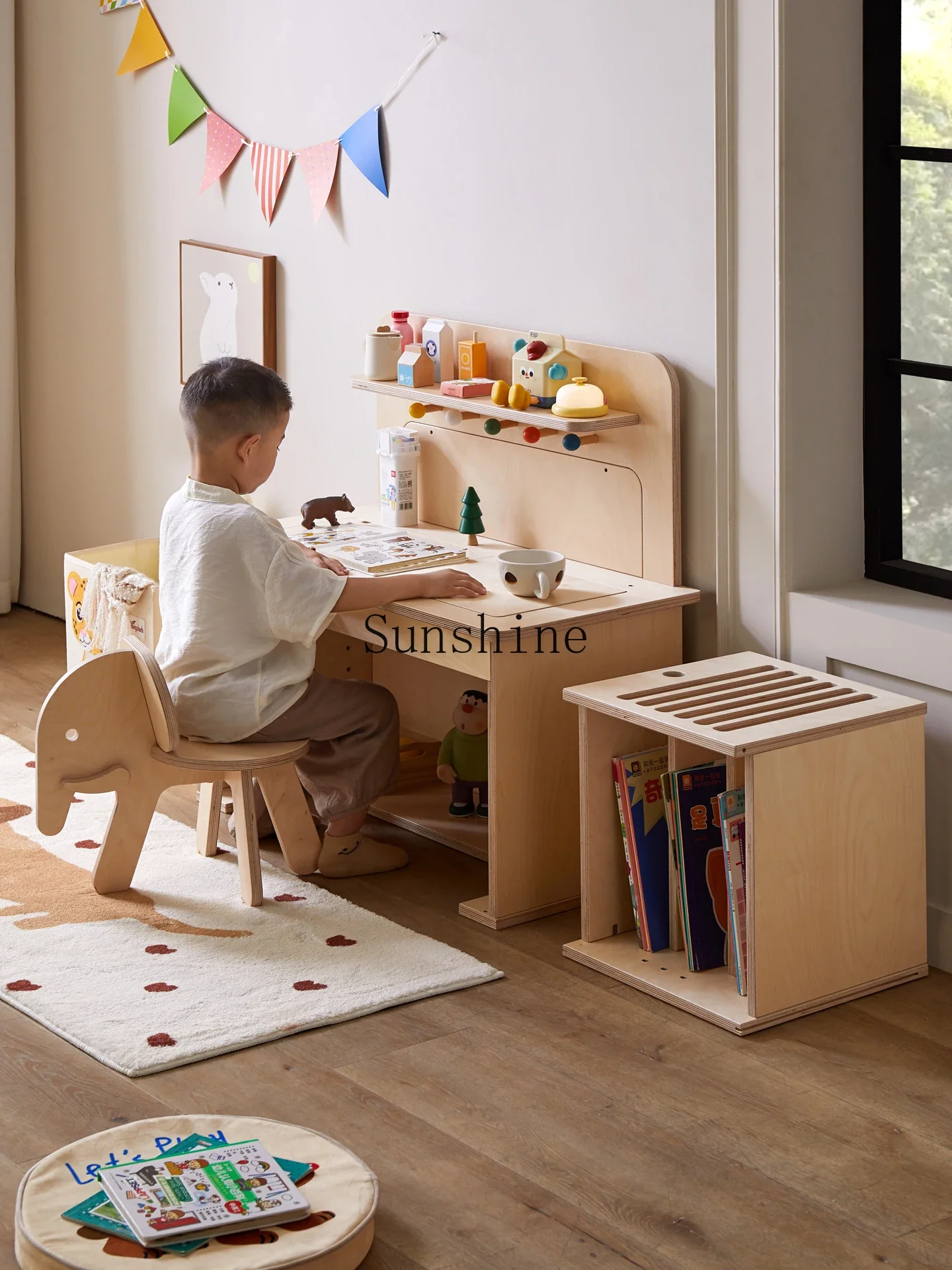 YChildren's Kitchen Play House, Simulation, Cooking Baby Educational Wooden Toys Birthday Gifts