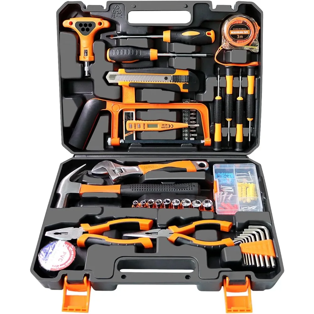 

95 Piece Tool Set,General Small Home Tool Kit for Men&Women, Household/Car Toolkit With Portable Case,Travel Tool Kit For Truck