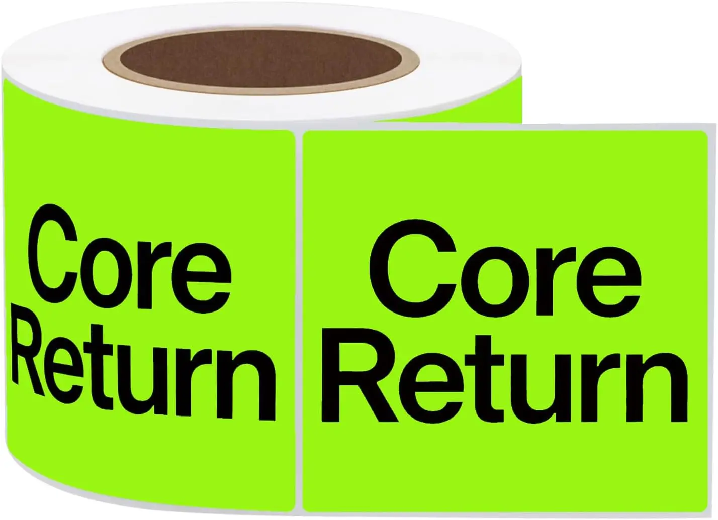 Core Return OSHA Receiving Labels,3.5 Inch Self Adhesive Shipping Sticker for Industrial,Workplace Safety Labels