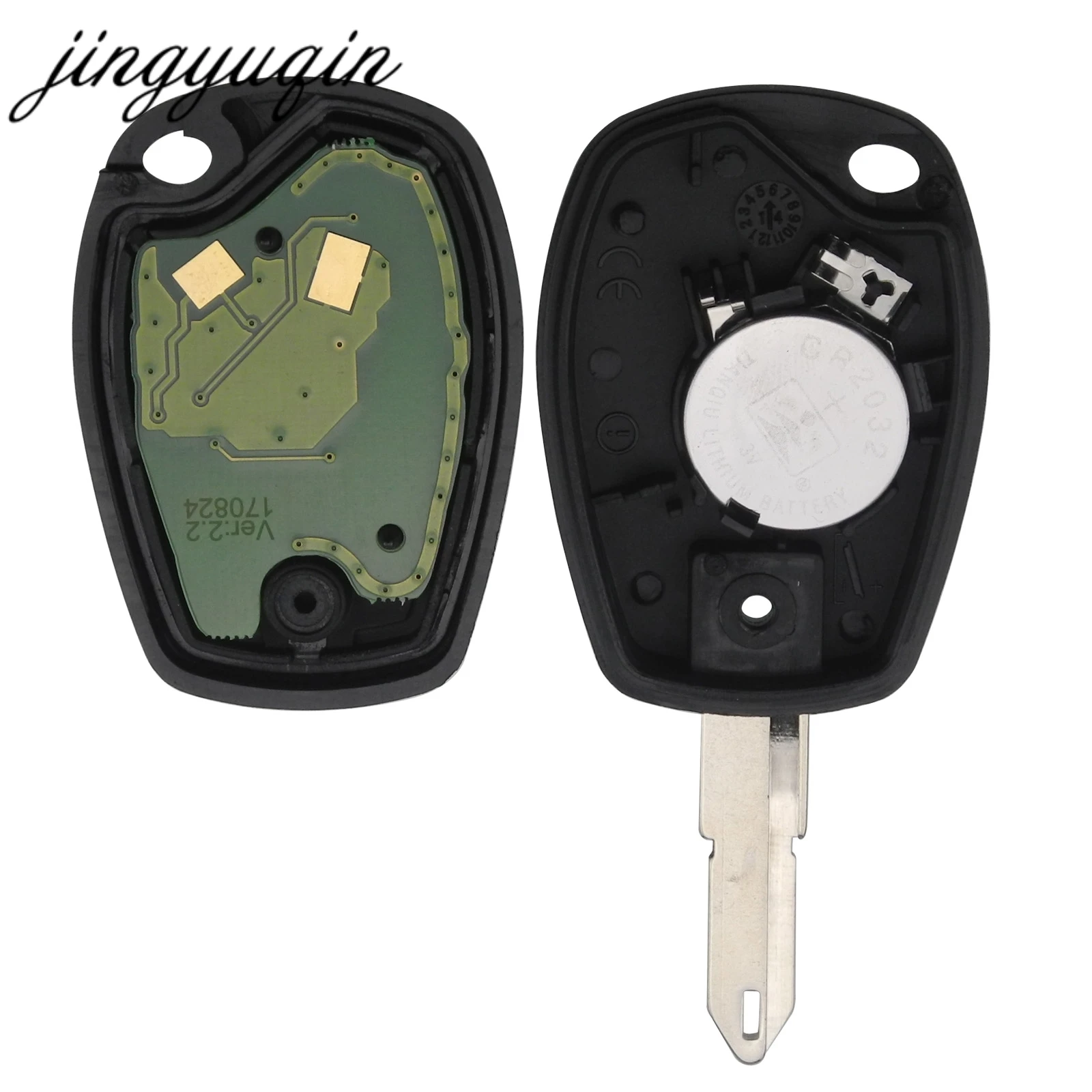 10 Chiếc Chìa Khóa Điều Khiển Từ Xa Cho Renault Lau Bụi Logan Fluence Clio Vivaro Movano Chủ Giao Thông Kangoo Megane Laguna PCF7946/PCF7947 chip