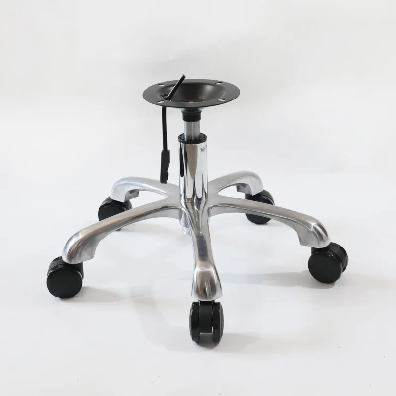 Office Swivel Chair Accessories Foot Barber Chair Base Tray Wheel Aluminum Alloy Explosion-proof Air Rod Five-star Foot