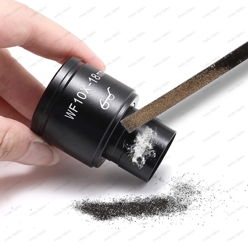 WF10X نقطة عين عالية مجهر مجال واسع عدسة مجال الرؤية 20 مللي متر تركيب العدسة 23.2 مللي متر للمجهر البيولوجي