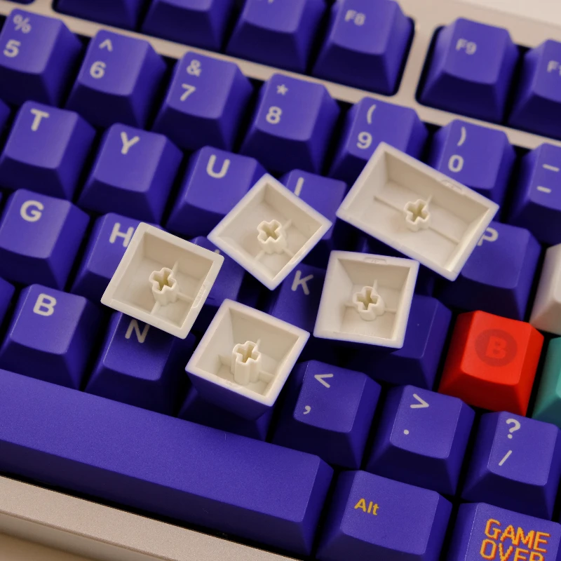 

NGC Фиолетовый Оранжевый Колпачки для клавиш на заказ PBT Cherry Profile Keycap Сублимационная 75Wooting Point Key Cap для геймеров DIY Artisan Design