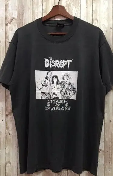 Rare Vintage Disrupt Punk Hardcore Band Tees Te1948