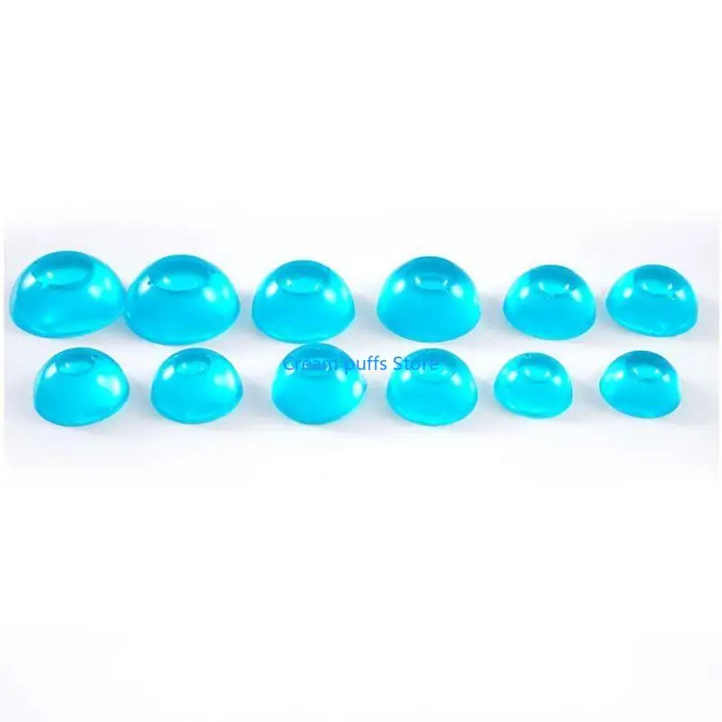 

50LE Various Size Doll Eyes Mold Half Round Eyeballs Shaped Silicone Casting Mould
