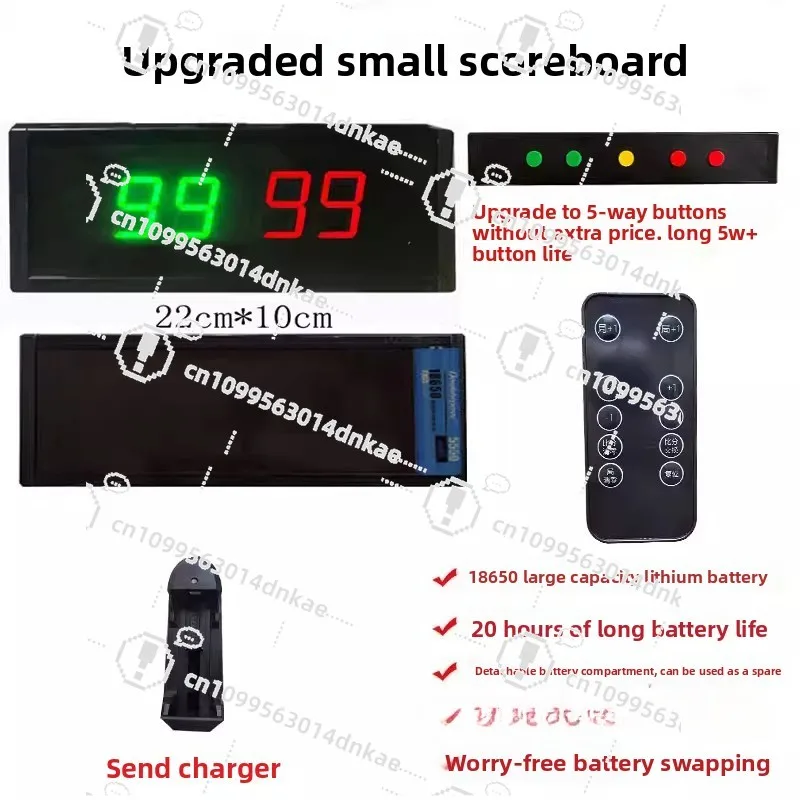 Basketball Game Electronic Scoreboard Led Flip Scoreboard Timer Football Table Tennis Billiards Score