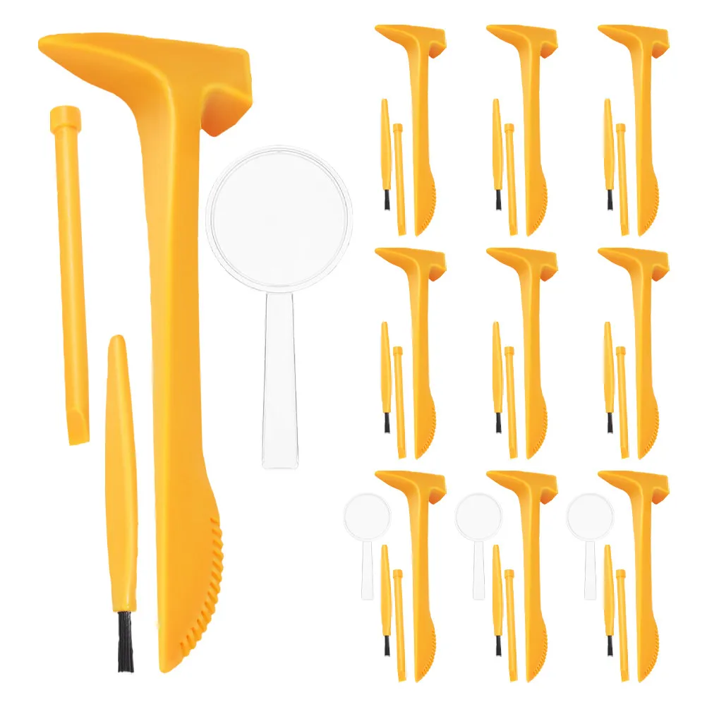 

Набор инструментов для археологических раскопок для детей: инструменты для раскопок динозавров, образовательный научный набор с молотком, зубилом, щеткой, пластик.