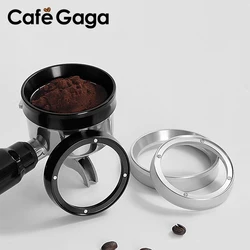 Coffee Dosing Ring Intelligent Aluminum Alloy  Magnetic Powder Ring 51MM 53MM 58MM Funnel For Brewing Bowl Barista Accessories