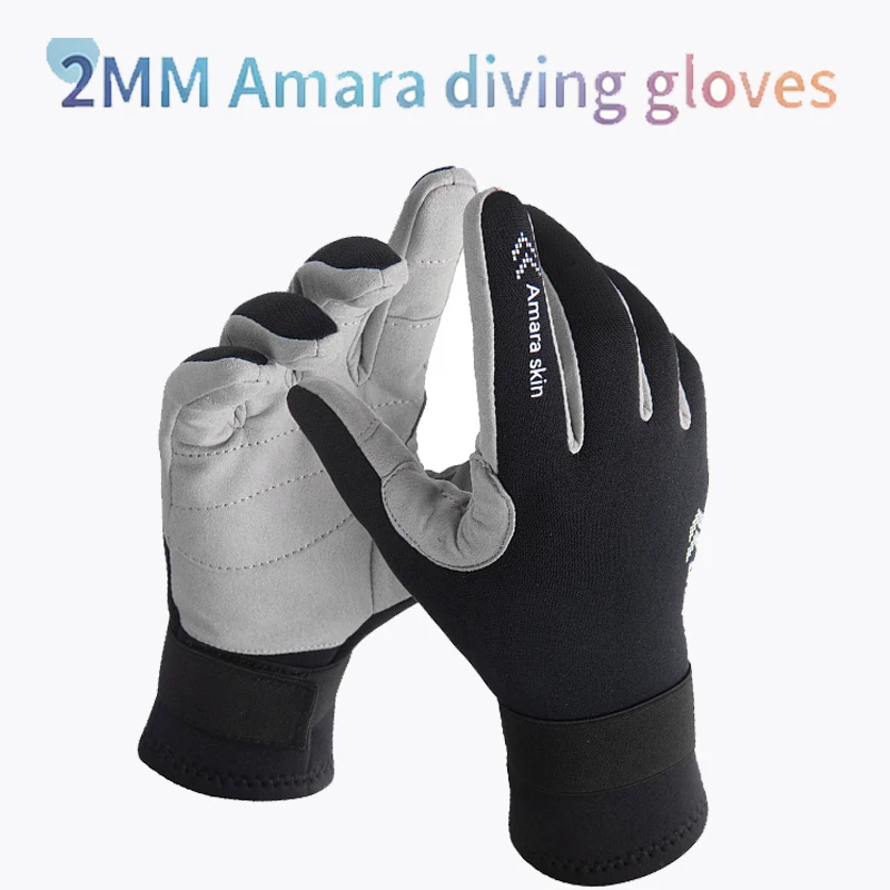 

New 2mm Diving Gloves Anti-scratch Wear-resistant Non-slip Warm Gloves for Snorkeling Surfing Cycling Swimming Fishing Outdoor