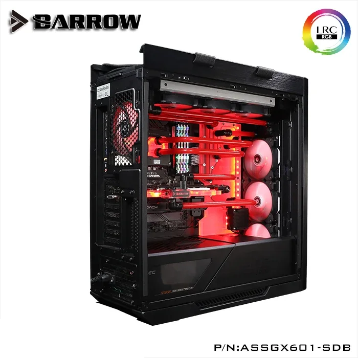 Barrow acrylbord als waterkanaalgebruik voor ROG Strix Helios GX601 computerbehuizing voor zowel CPU als GPU-blok / 5V 3PIN A-RGB