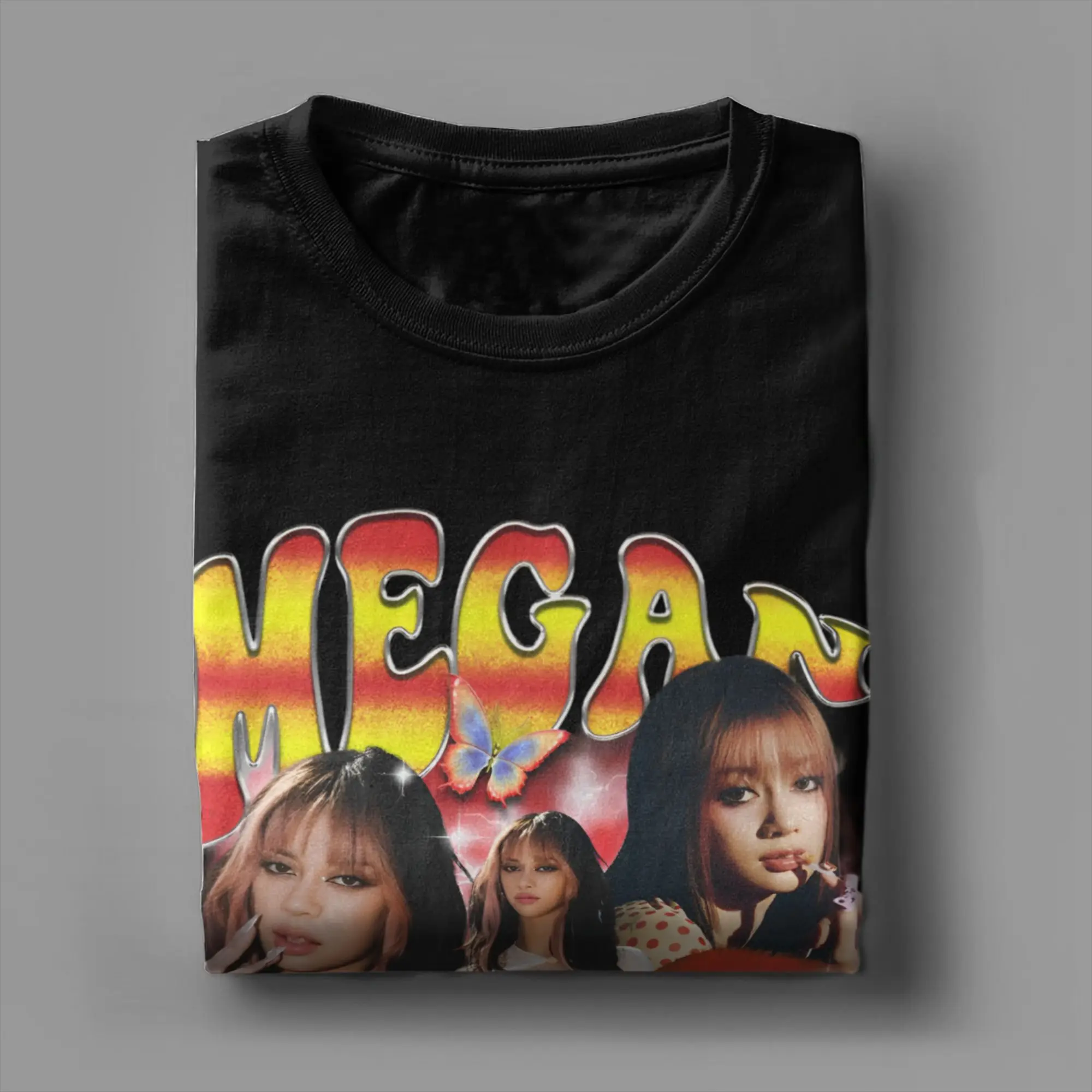 Megan Katseye Gnarly T Shirts for Men Women Pure Cotton Vintage T-Shirt Soft is Strong Album Tees Short Sleeve Clothing Gift