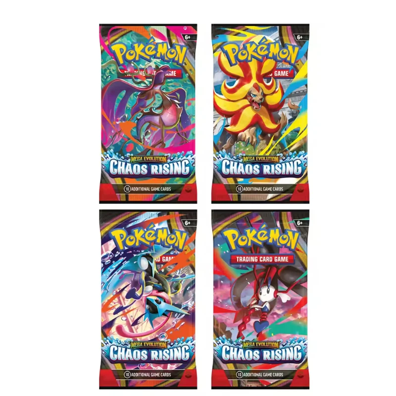 2026 Pokémon Cards Chaos Rising Booster Box 5 Packs 50 Cards English TCG Collectible Trading Card Game Toys for Kids Gift - view 2