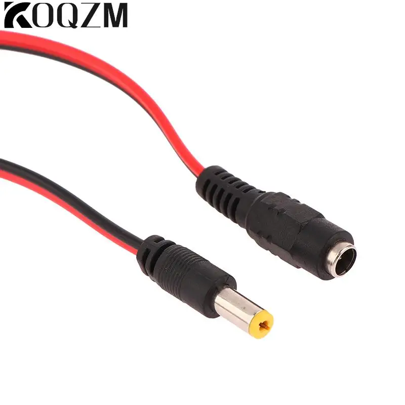 5PCS DC Power Male And Female Cable 12V Plug DC Adapter Cable Plug Connector Suitable For CCTV Camera DC Plug 5.5*2.1mm